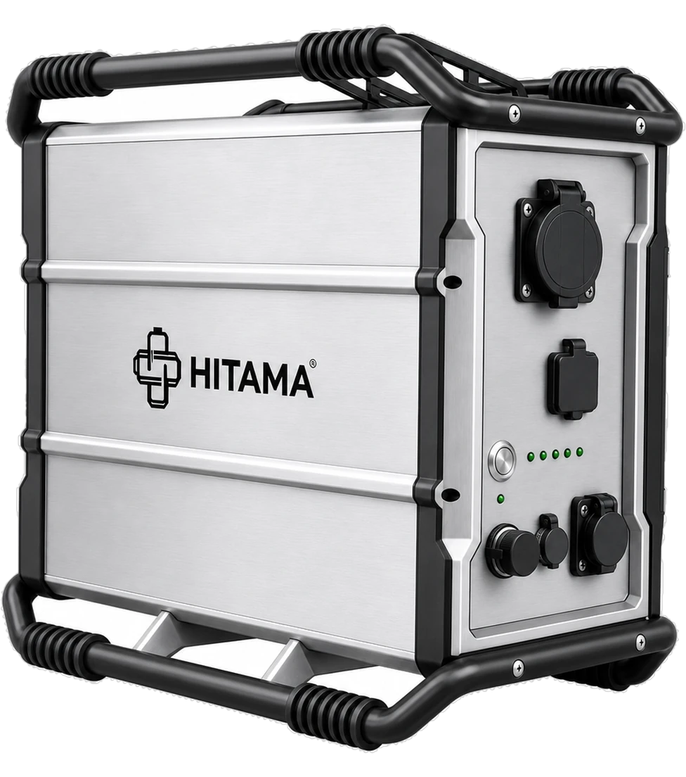 Hitama P25 — industrielle tragbare Energiespeicherlösung — Serie Silber